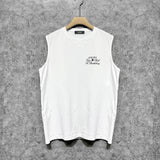 Amiri tank top sketch airplane letterprinting