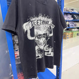 saint m t shirts s.m cartoon skull graphic crew neck pullover short sleeve t-shirt