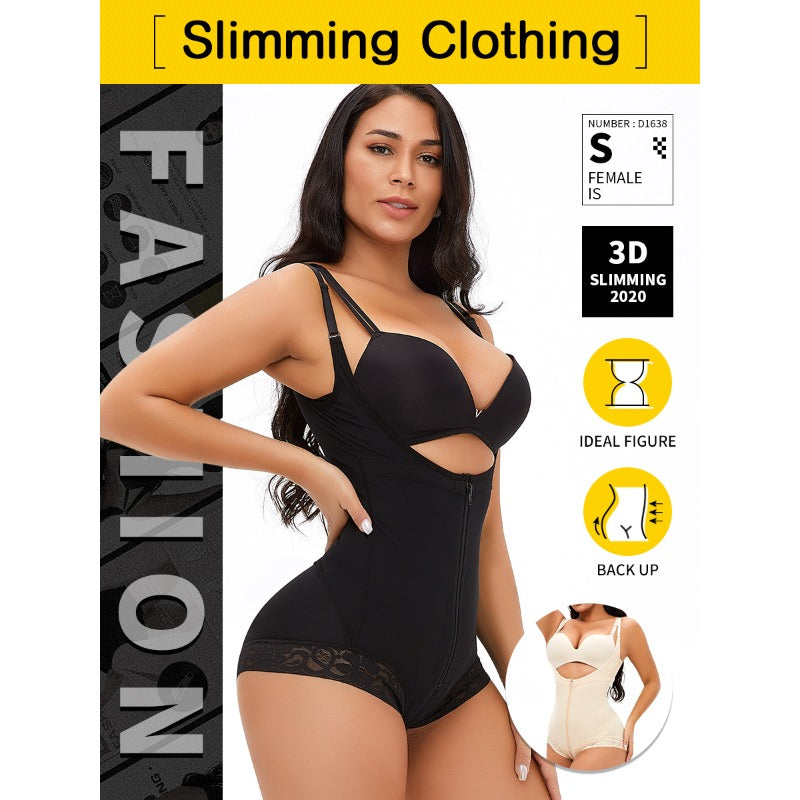 Shapewear bodysuit Waist-cinching and hip-lifting
