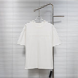 Ch hip-hop t shirts ch short-sleeved full-print sanskrit horseshoe embroider hole technology short-sleeved round neck loose high street