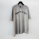 saint m t shirts s.m. flame skull graphic crewneck pullover t-shirt