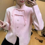 Women Knitwear Autumn and Winter Turtleneck Sweater Loose Knitted Cardigan