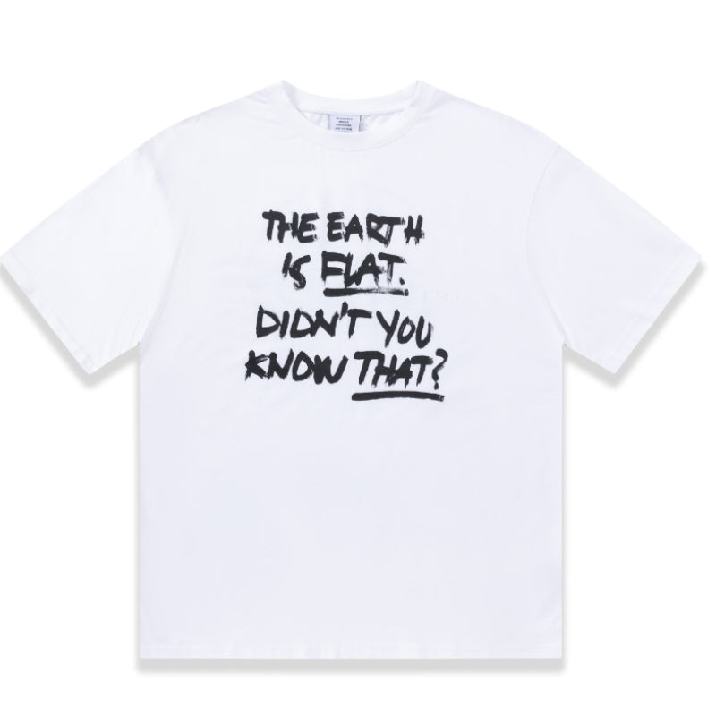Vetements T Shirts Vtm Werther Cute OS Loose Casual Short Sleeve T-shirt