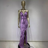 Women Dresses Party Dress Skirt Suspender Length Dress (Ont0408)