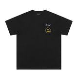 Drew house tshirt r d@ew smiley face embroidered letter crew neck short sleeve
