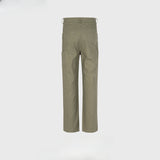 MIJKO Men Vintage Pants MIJKO Zipper Pants Splicing Zipper Casual Overalls