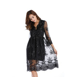 Women Evening Gown Sexy V-neck Sequin Sequins Dress