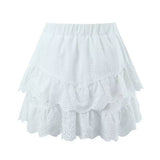 Women Skirt Summer Lace Skirt Loose Skirt