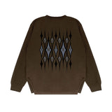 Amiri Long Sleeved Shirt Printed Trendy Pure Cotton