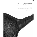 Full figure bra lace wireless women's