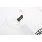 Drew house t shirt d@ew dissolving smiley face pattern round neck pullover short sleeves