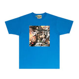 Gallery Dept T Shirt Retro Printed Loose Short-Sleeved Shirt