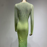 Women Dresses Long Sleeve Party Dress (Ont0408)