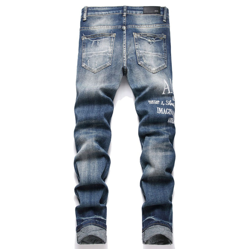 Amiri Jeans Ripped Stretch Jeans