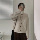 Women Knitted Cardigan Baggy Coat