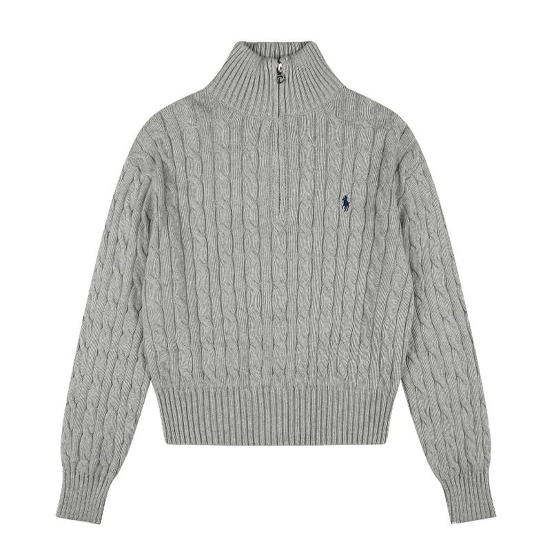 Macaron rl ralph little pony half zipper fall and winterlooseknitting turtlenecktopswool clothescouple casual