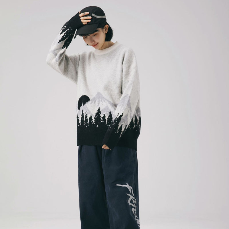 Unisex Sweater Fall Crew Neck Pullover Sweater