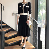 Women Maxi Dress Autumn and Winter Knitting Dress