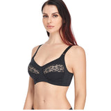 Full figure bra lace women's thin push-up