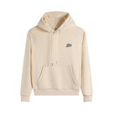 Ami letter embroidery color block stitching autumn/winter couple's oversized hoodie casual heart print long sleeve sweatshirt