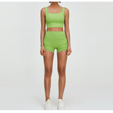 Women Yoga Set Sports Suit Sports Underwear Sports and Fitness Shorts