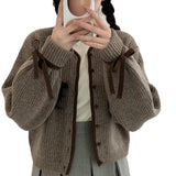 Women Knitted Cardigan Women's Autumn and Winter Sweater Coat