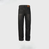 MIJKO Men's Vintage Pants MIJKO trousers men's and women's washed water old jeans