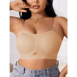 Full figure bra push-up seamless bubble wrapnon-slip