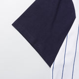 Drew house tshirt r d@ew letter print striped color block crew neck pullover short sleeve