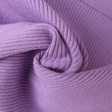 Women Sweater Knitwear Sexy Knitted Cold-Shoulder Bodycon Top Autumn Vintage Sexy Base Shirt