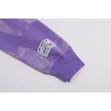 Gallery Dept Hoodie Letter Tie-Dye Washed Hooded Sweater Cardigan Jacket