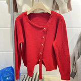 Women Knitwear Autumn and Winter Sweater Loose Knitted Cardigan