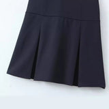 Women Dresses Summer Sleeveless Deep V-neck Dress Backless Sexy Skirt (Xds0414)