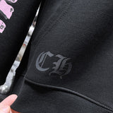 Chh Chrome Hearts Hoodie Sanskrit Letter Print Miami Zip Jacket Sweater