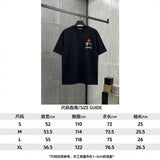 Ch hip-hop t shirts ch short-sleeved horseshoe sanskrit cross printingloosecasual american heavy weight