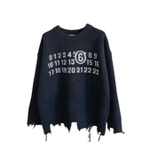 Women Knitted Pullover Autumn and Winter Loose Knitwear Top