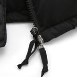 Vetements Hoodie VTM Embroidered Logo Stand Collar Zipper Thick Loose down Jacket