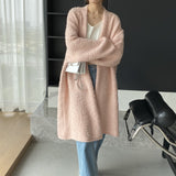 Women Cardigan Sweater Autumn and Winter Loose Sweater 3tk976
