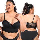 Full figure bra high support shaping lace beautiful back