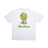 Drew house t shirt autumn and winter d@ew small dinosaur cartoon series round neck pullover short sleeves