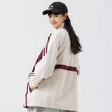 Unisex Jacket Autumn Stand Collar Stitching Jacket