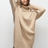 Ladies Leisure Knitwear Autumn and Winter Turtleneck Sweater Long Sleeve Knitwear