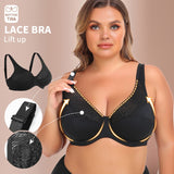 Full figure bra lace bodysuit