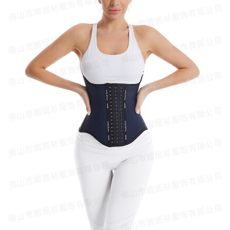 Waist trainer latex body shaping tummy tuck belt