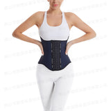 Waist trainer latex body shaping tummy tuck belt