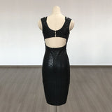 Women's Wedding Dress Gilding Dress V-neck Strap Sheath Tight Bandage Dress