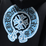 Chh Chrome Hearts Hoodie Color Leather Sanskrit Hand Painted Graffiti Hooded Sweater