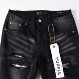 Purple Brand Jeans Black Worn Jeans