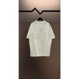 Ch hip-hop t shirts correct version ch crow summer horseshoe sanskrit cross hollow embroidered short sleeve t-shirt couple style