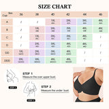 Full figure bra seamless women's push up